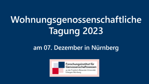 Zum Artikel "Wohnungsgenossenschaftliche Tagung 2023"